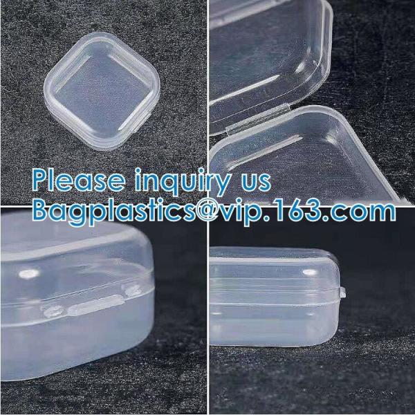 Plastic Beads Storage Containers Box, Storage Of Small Items Crafts, Hinged Lid, Jewelry, Hardware