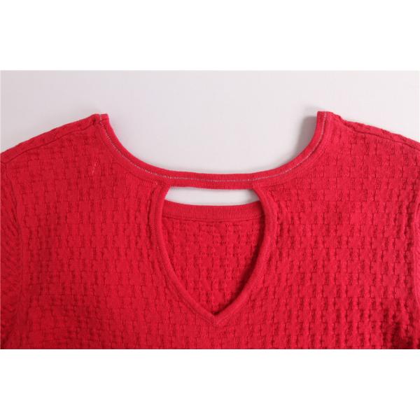 18% Polyamide Ladies Loose Knitted Sweater Pullover Long 46/48