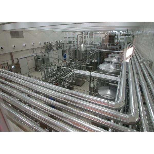 Almond Milk Production Line / Beverage Production Line Sanitary Stainless Steel Material