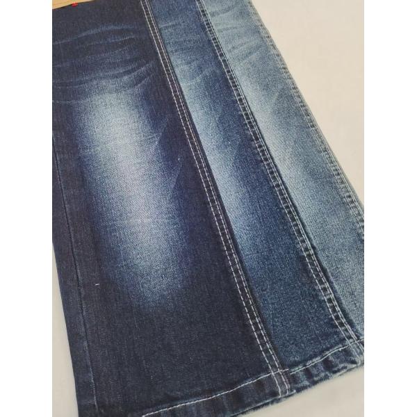 11.8oz Blue Gray Super-Soft Twill Style Stretch Denim Fabric 8*16/70 Construction For Man Jeans Suit  Autumn