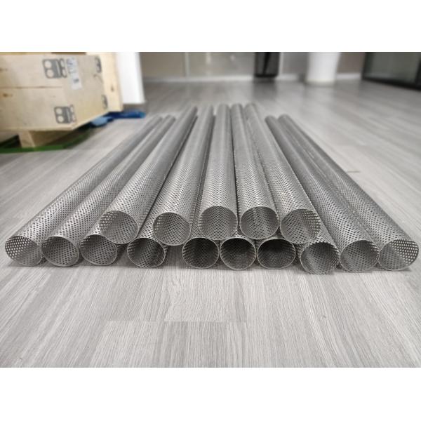 ASTM A312 Gr Tp310 Stainless Steel Pipe Perforated Tube Customized Hole For Decoration