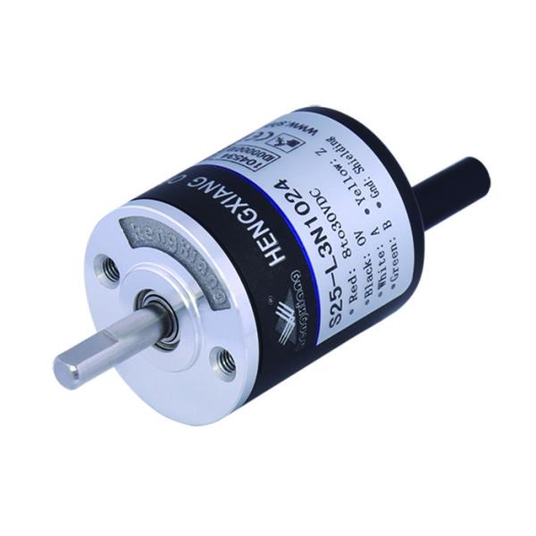 S25 mini definição contínua axial do codificador 360, codificador giratório simples incremental 600 Ppr para o robô