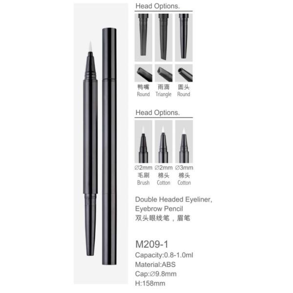 Double Headed Empty Makeup Pencils 2 In 1 1ml Felt Tip Eyebrow Pen