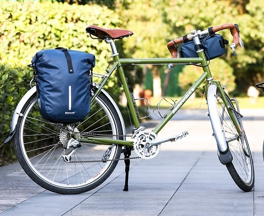 500D ПВХ брезентовый велосипедный задний багажник 20 л водонепроницаемая задняя сумка для велосипеда