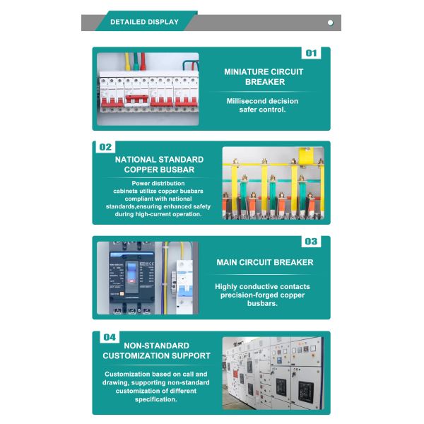 Customizable Lightweight And High-Strength 60-630A Electrical Dual-Power Distribution Box