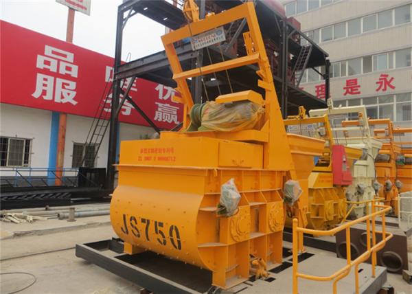 Light Aggregate Concrete Mixer Rental , Electric 750L Foam Concrete Mixer 380V / 50HZ