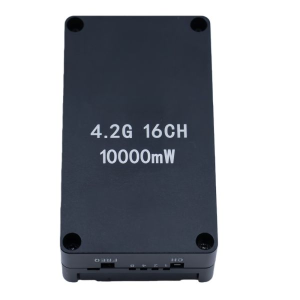 4.2GHz Wireless Video Transmitter With 4155MHz-4530MHz Band 8-10W Power Lightweight Design