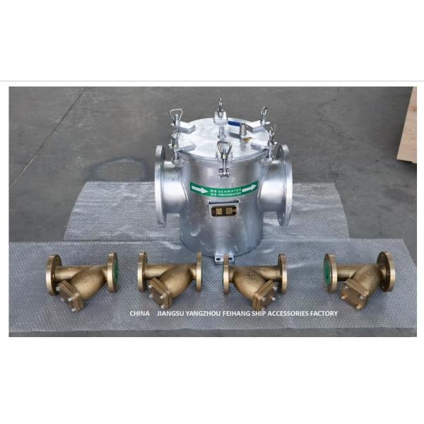 The Main Seawater Filter Cb/T497-2012 Of Dn250 Mainly Consists Of Connecting Pipes, Main Pipes, Filter Baskets, Flanges,