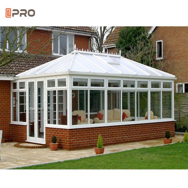 Tempered Glass Slant Roof Winter Garden Sunroom Conservatory
