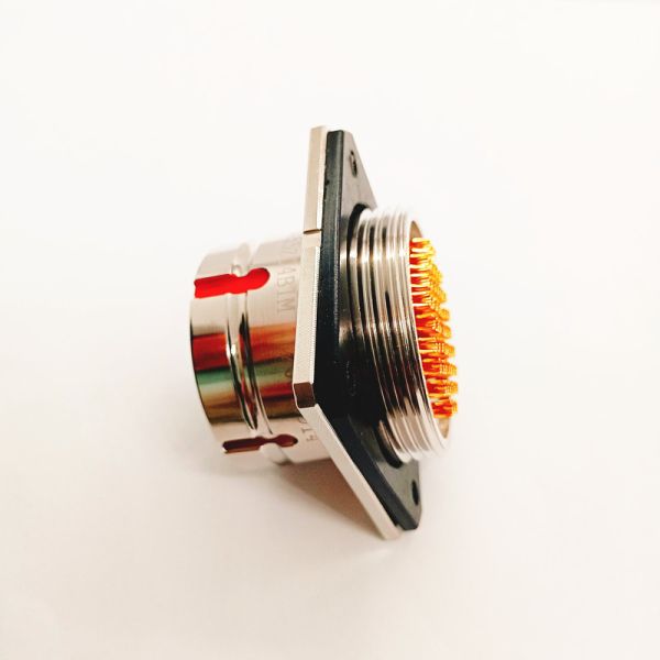 Y27A Series Y27A-2455ZJ4B1M Square Flange-mounted Rubber-sealed Socket Connector 