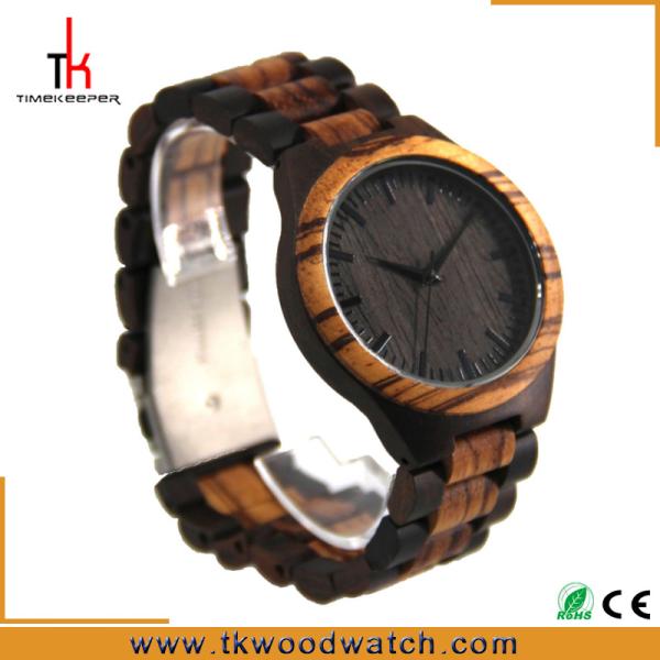 Hot selling oem japan movement Fashion design mens all wood china watch