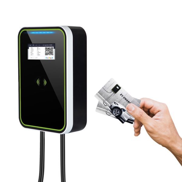 Dual Charging Gun AC EV Charger 22kW/44kW Smart Wallbox Charging Station with WiFi 4G App Control
