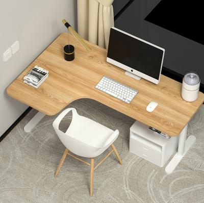 Embalagem de correio Altura elétrica ajustável em forma de L Mesa de jogos Mesa de trabalho para escritório doméstico