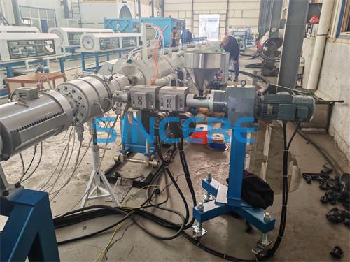 PE MPP PPR PERT Plastic Pipe Extrusion Line High Speed