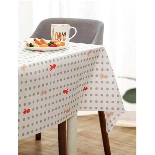 Пластиковый логотип дюйма 54*108 PEVA изготовленный на заказ напечатал скатерть для свадьбы