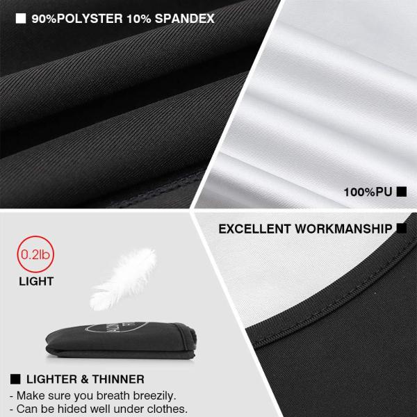 Серебряный Nano водоустойчивый пояс разминки тренера талии N8000 для тренировки