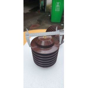 Brown Epoxy Resin Medium Voltage Outdoor Support Insulators with 175mm Length