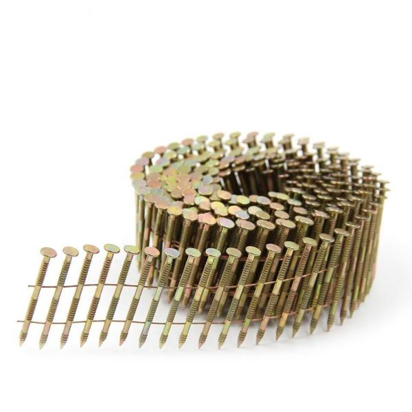 0.113 Pallet Wire Coil Nails 0.120 15 Degree Coil Nails Screw Shank Diamond