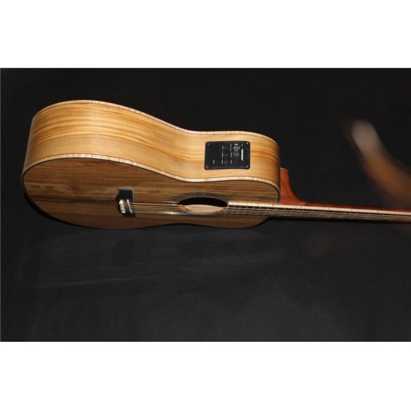 AAAA all Solid imported olive wood OM body custom guitar acoustic electric guitar