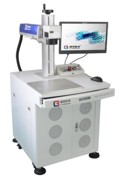 Mini Fiber Laser Marking Machine High Precision For Industrial Plastic Tube 30W