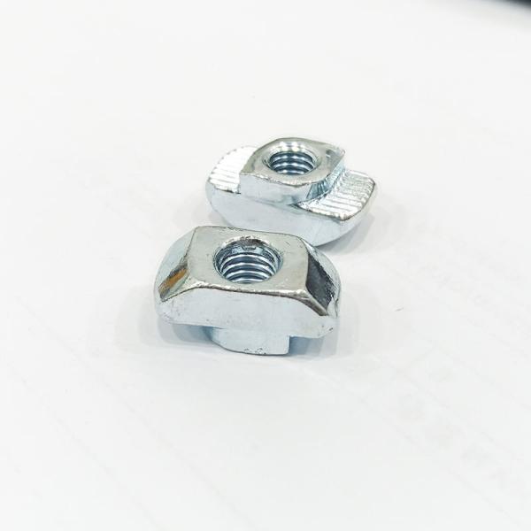 European Standard Zinc Plated Carbon Steel T Slot Nut for 10mm Slot Aluminum Profile