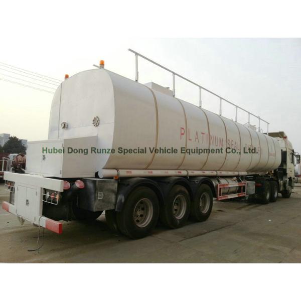 50Ton liquid Asphalt Tanker Semi-trailer with 2TBL45P BALTUR Heating and Insulation