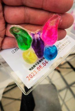 Plain Surface Water Soluble Film For Machine Packaging Laundry Pods Real 3D Pods