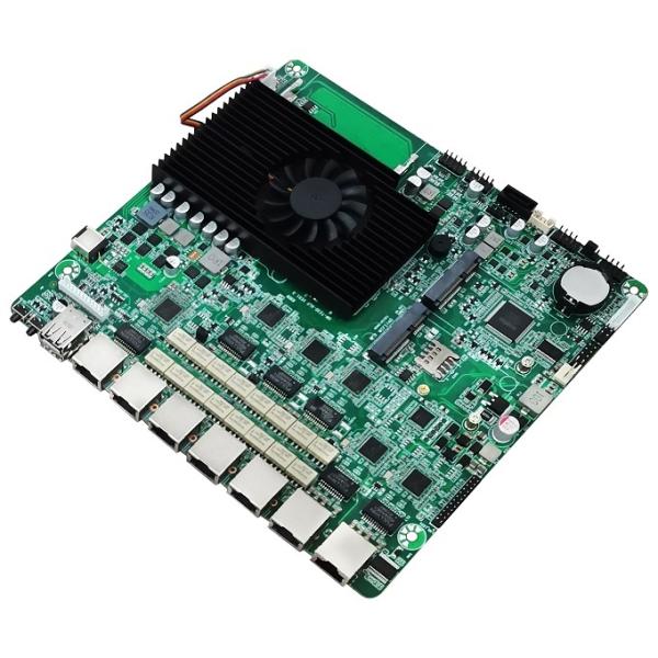 6 LAN Network Security Mini Itx Firewall Motherboard Embedded Industrial PC Motherboard