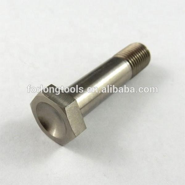 6AL-4V Titanium Alloy Natural Finish TITANIUM 3/8-24 x 1-1/2 UNF HEX HEAD BOLT Short Thread Sprint Bolt DIN Standard