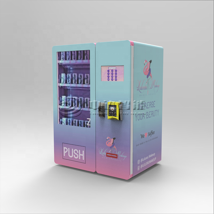 Zhongda New Model Tabletop Mini Lashes Vending Machine Beauty With Coin