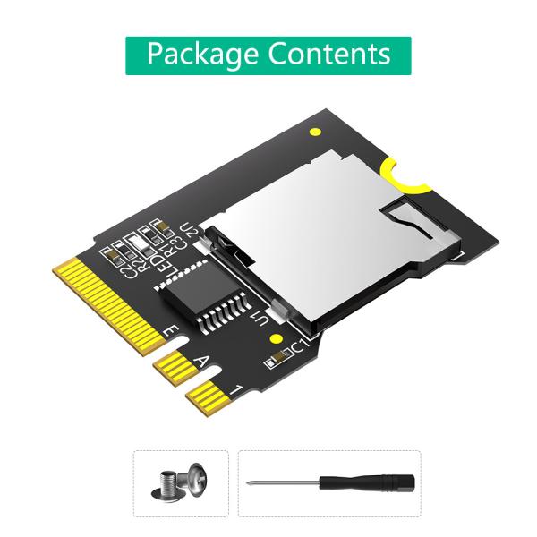Новая версия Micro SD Card TF SDHC SDXC To NGFF Ключный адаптер A-E