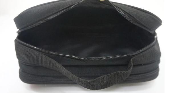 Black Mesh Makeup Bag / Toiletry Bag / Cosmetic Bags Reusable For Men