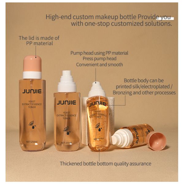 Cosmetic 50ml -250ml PET Transparent Empty Plastic Cosmetic Skin Care Facial Perfume Skin Care Essence Spray Pump Bottle