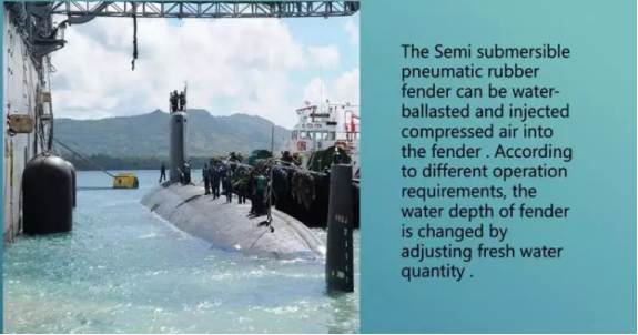 Обвайзеры подводной подводной лодки ИСО 17357 гидропневматические морские резиновые