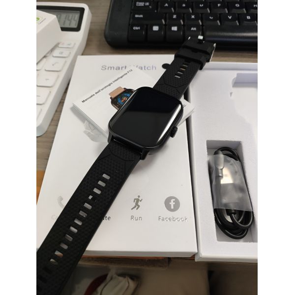 Eraysun Curved Screen 2 Smart Watch 2.02 Inch 3D Dynamic Waterproof Dials to Wake up Heart Rate Monitoring Fitness Smart Watches