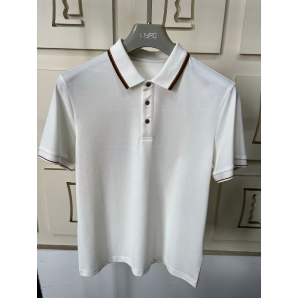 Men's Casual Short-Sleeved for Polo Shirts New Design Classic Fashionable Knitted Style Custom Logo Oversized for Business Use