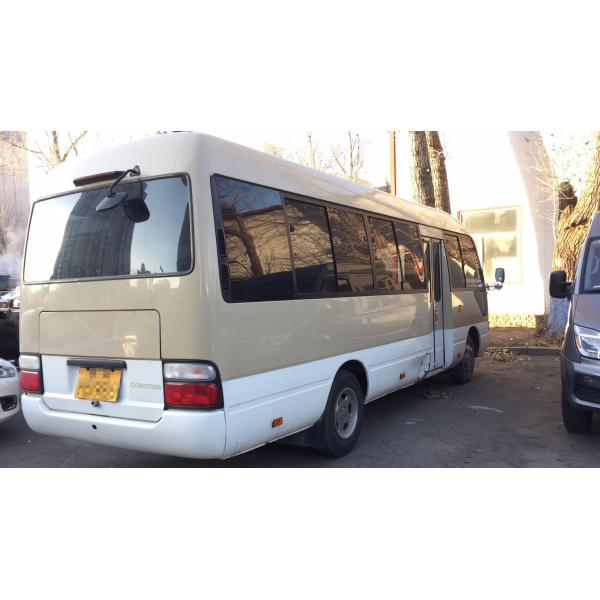 TOYATO Used Coaster Bus Diesel 6 Cylinder Engine Made 2002 With Good Mileage