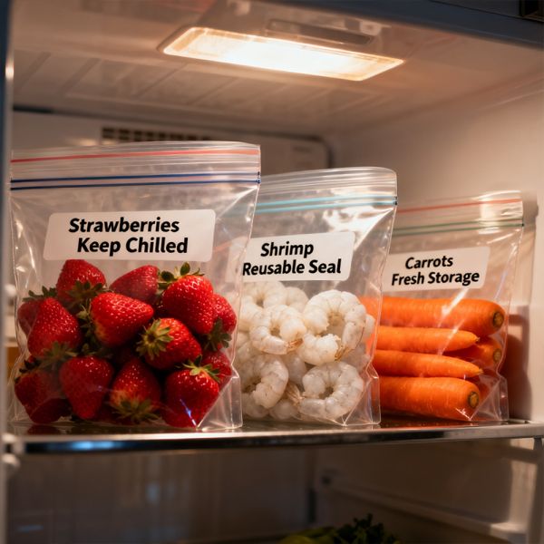 Vacuum storage bag Milk packaging Custom PE bag Fresh food grade for melon vegetable meat packaging aluminum foil bag