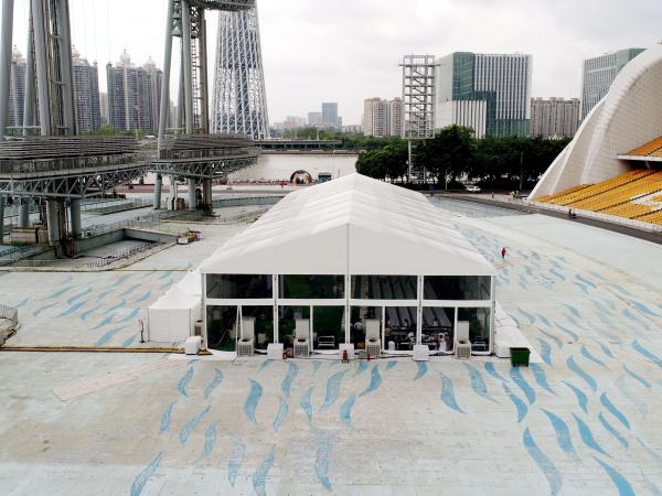 Durable Outdoor Event Tents Clear Span Double Coat PVC Fabric Cover