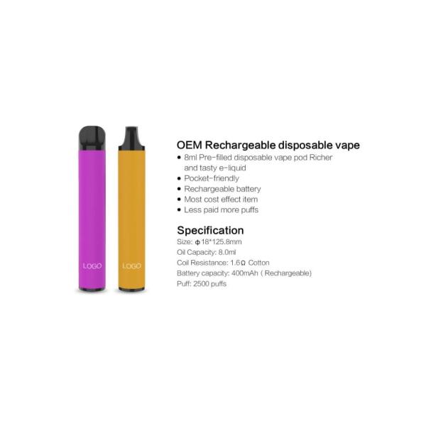 Wholesale M34 rechargeable vape device e-cigarette OEM hot sell china resources