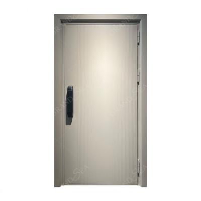 GRANDSEA Modern Pure White Color Warm Cream Style House Main Front High Security Stainless Steel Entry Door