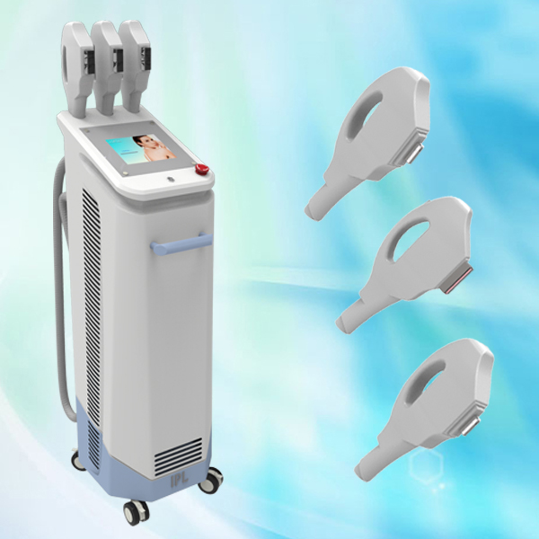 lastest Best result IPL laser hair scar removal Skin lighten machine with 3 handles