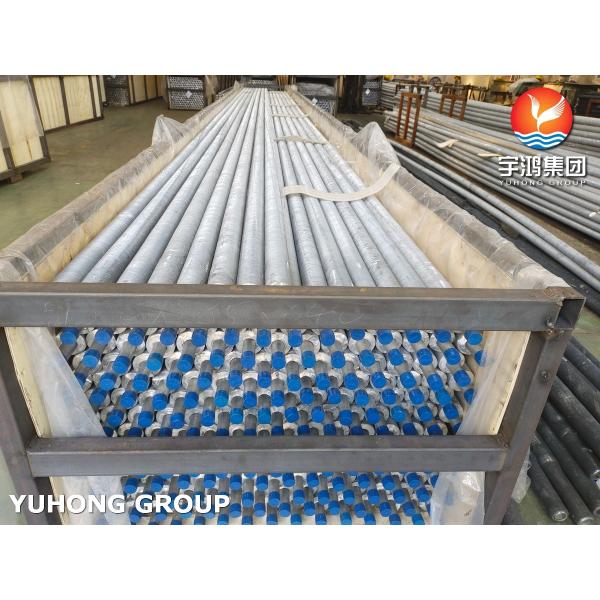 Stainless Steel Extruded Finned Tube A269 TP304 Aluminum Fin For Chemical Plant