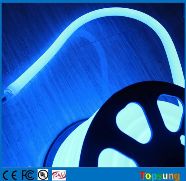 16mm 360 degree round led neon tube blue flexible decoration lights 24V