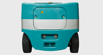 Counterbalance Electric Forklift Truck Four Wheeled 3000mm 2.0 - 2.5 Tons