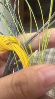 Fios de revestimento de TPU TPU revestidos de fios de fusão a quente Adesivos de filamentos de TPU Fios de fio de cera