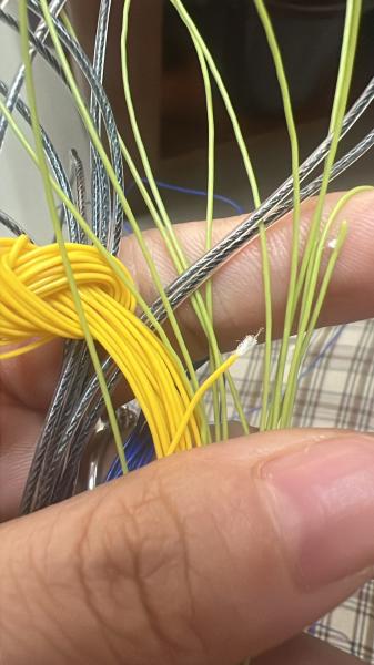 150D poliéster revestimento à prova d'água fio resistente à água PVC revestido fio de costura encerado