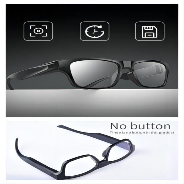 Motorcycle Bicycle Motorbike Wearable Smart Glasses HD1080P for Outdoor Wilderness