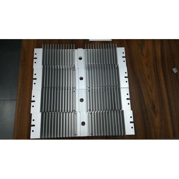 Anodizing 6061 T6 Flat Wide Shape Aluminum Heat Sink With CNC Precision Holes