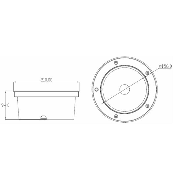 Водонепроницаемый COB 30w Светодиодный свет Открытый Земельные 120 ° Угол луча, ROHS
